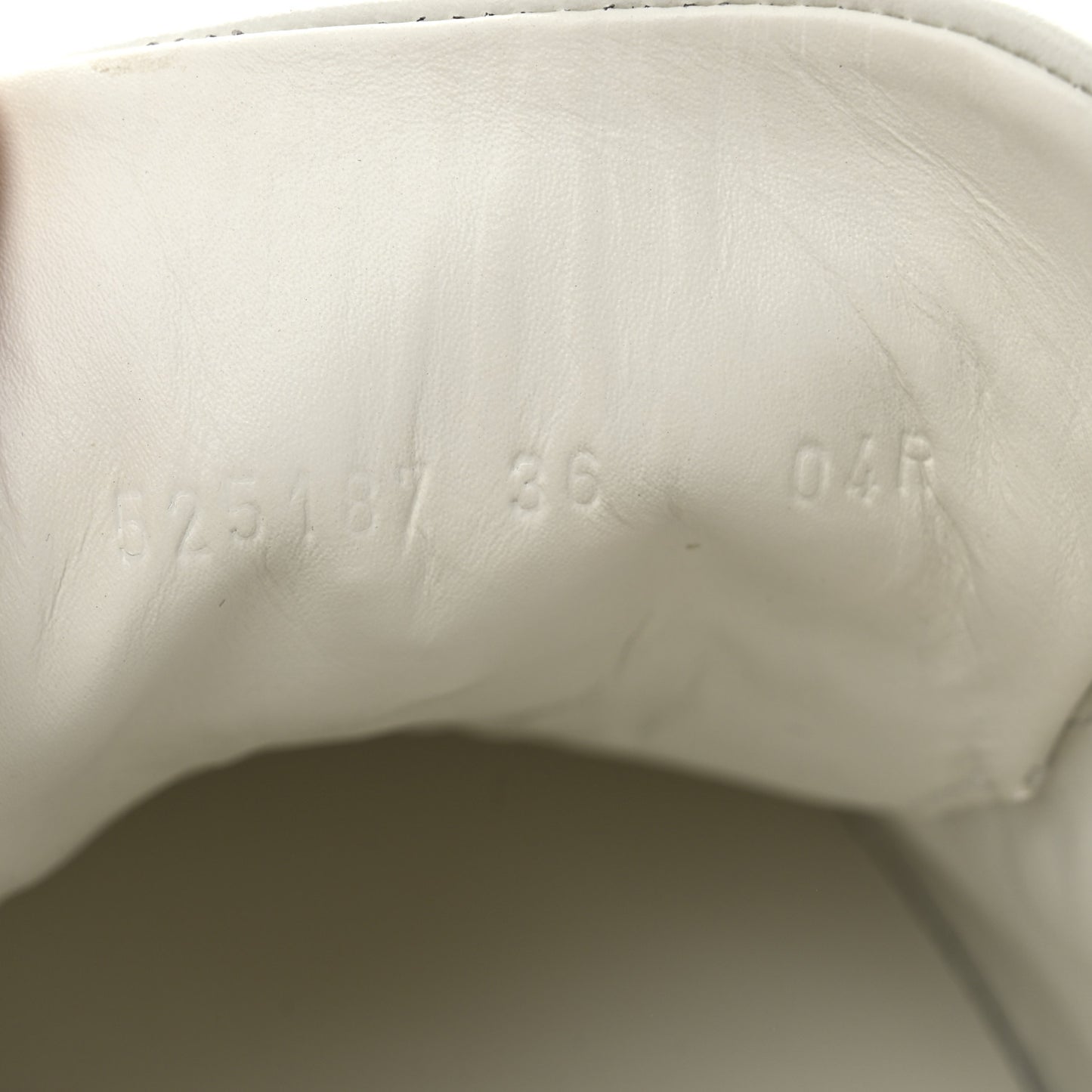 Calfskin Sequins Web Game Logo Womens Ace Sneakers 36 White