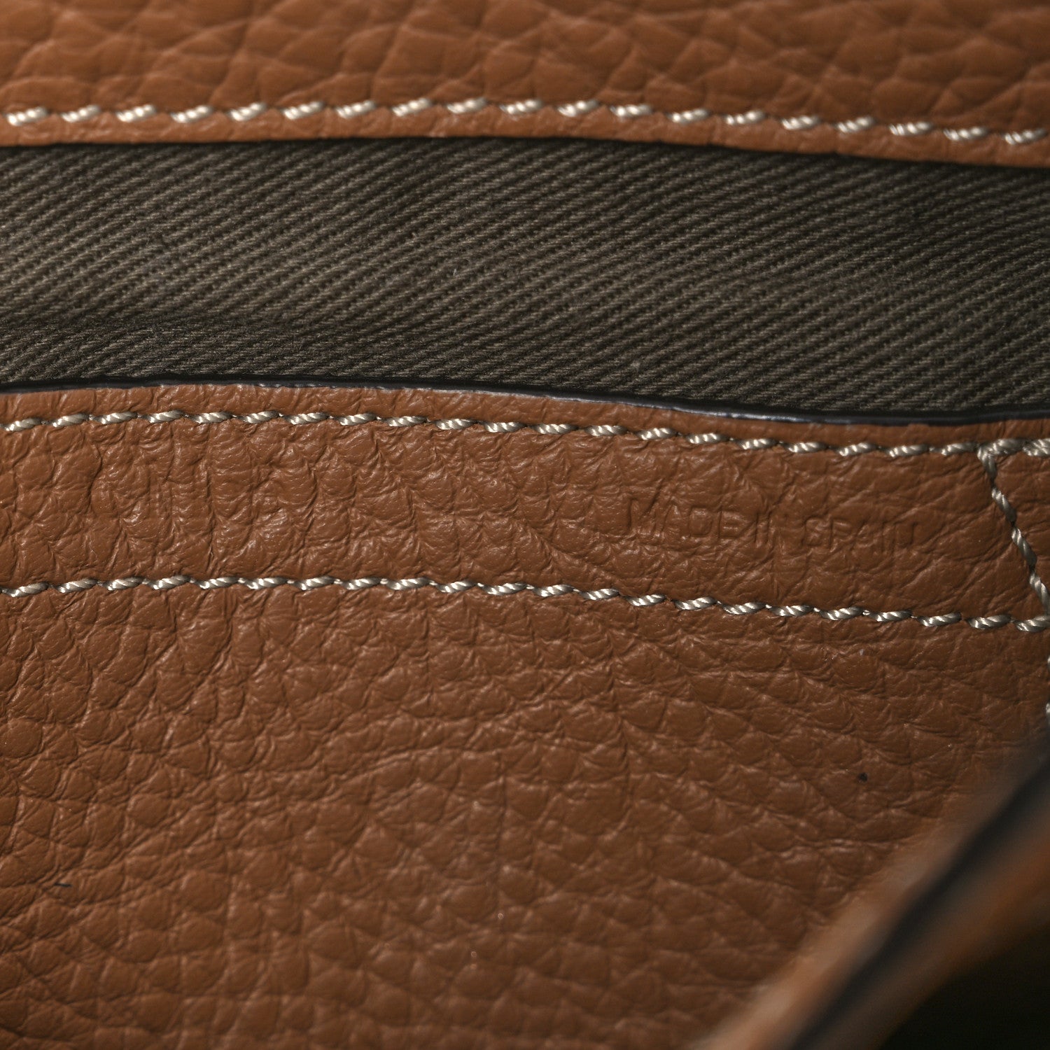 Chloe Calfskin Mini Marcie Round Crossbody Bag Nut 6 of 13