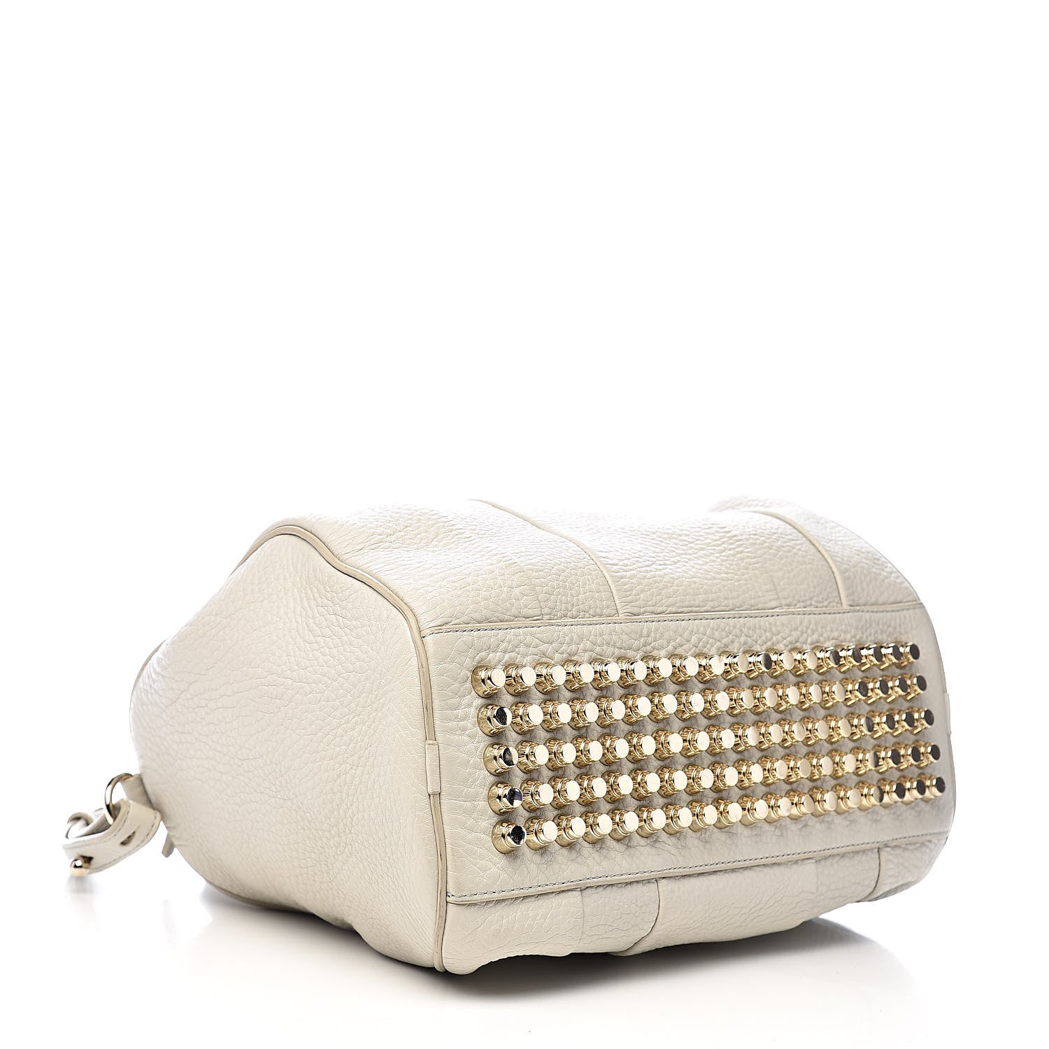 Alexander Wang Pebbled Lambskin Rocco White Gold Hardware 4 of 11