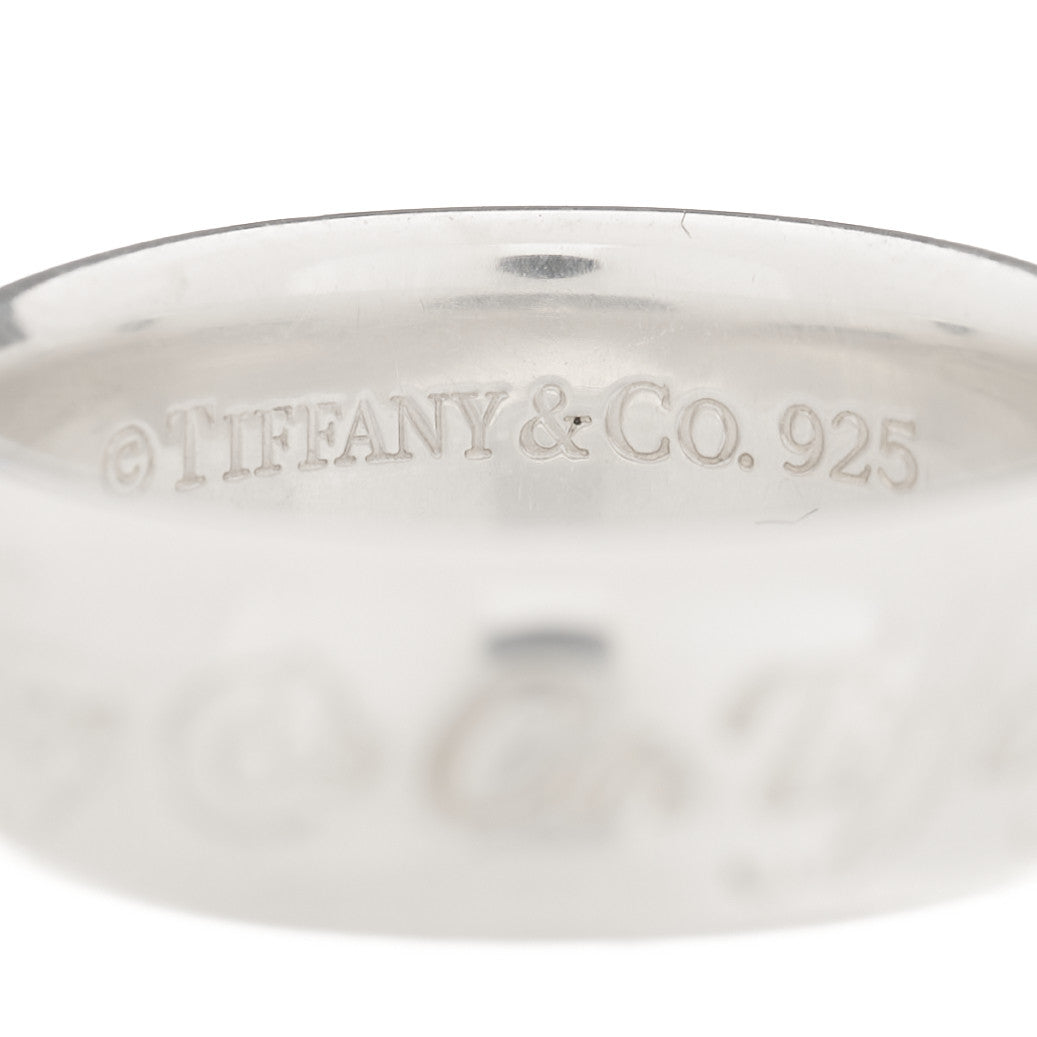 Tiffany Sterling Silver Notes Ring 48 4.5 4 of 4