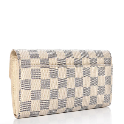 Louis Vuitton Damier Azur Sarah Wallet NM 3 of 7