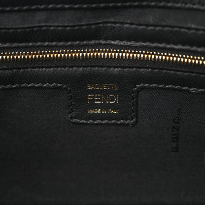 Fendi Nappa FF 1974 Embossed Baguette Black 6 of 12