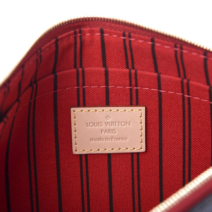Louis Vuitton Monogram Neverfull MM GM Pochette Cherry 8 of 9