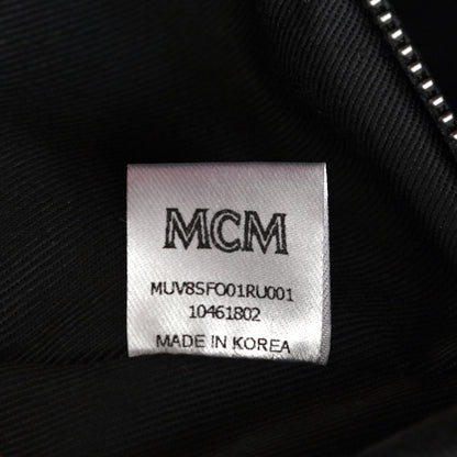 MCM Visetos Medium Traveler Weekender Bag Ruby Red 10 of 11