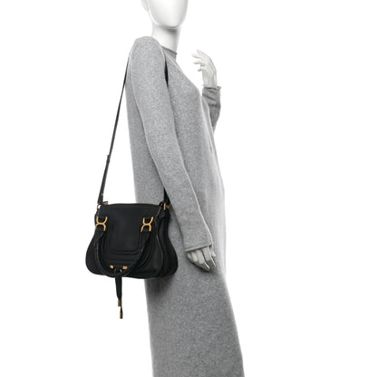 Chloe Calfskin Small Marcie Satchel Black 3 of 11
