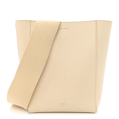 Celine Soft Grained Calfskin Small Sangle Bucket Bag Vanilla 1 of 10