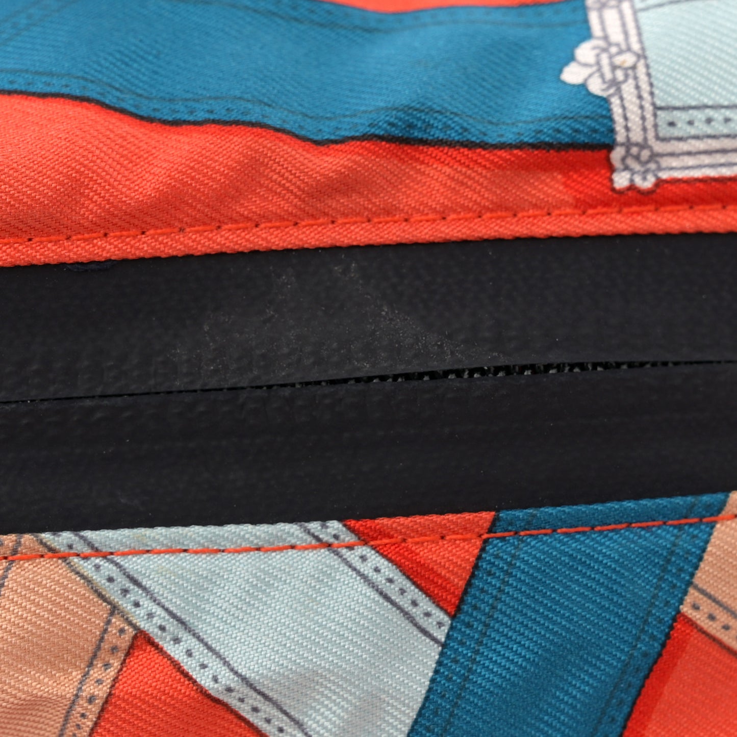 Silk Barenia Cavalcadour Duffle Orange Poppy Fauve