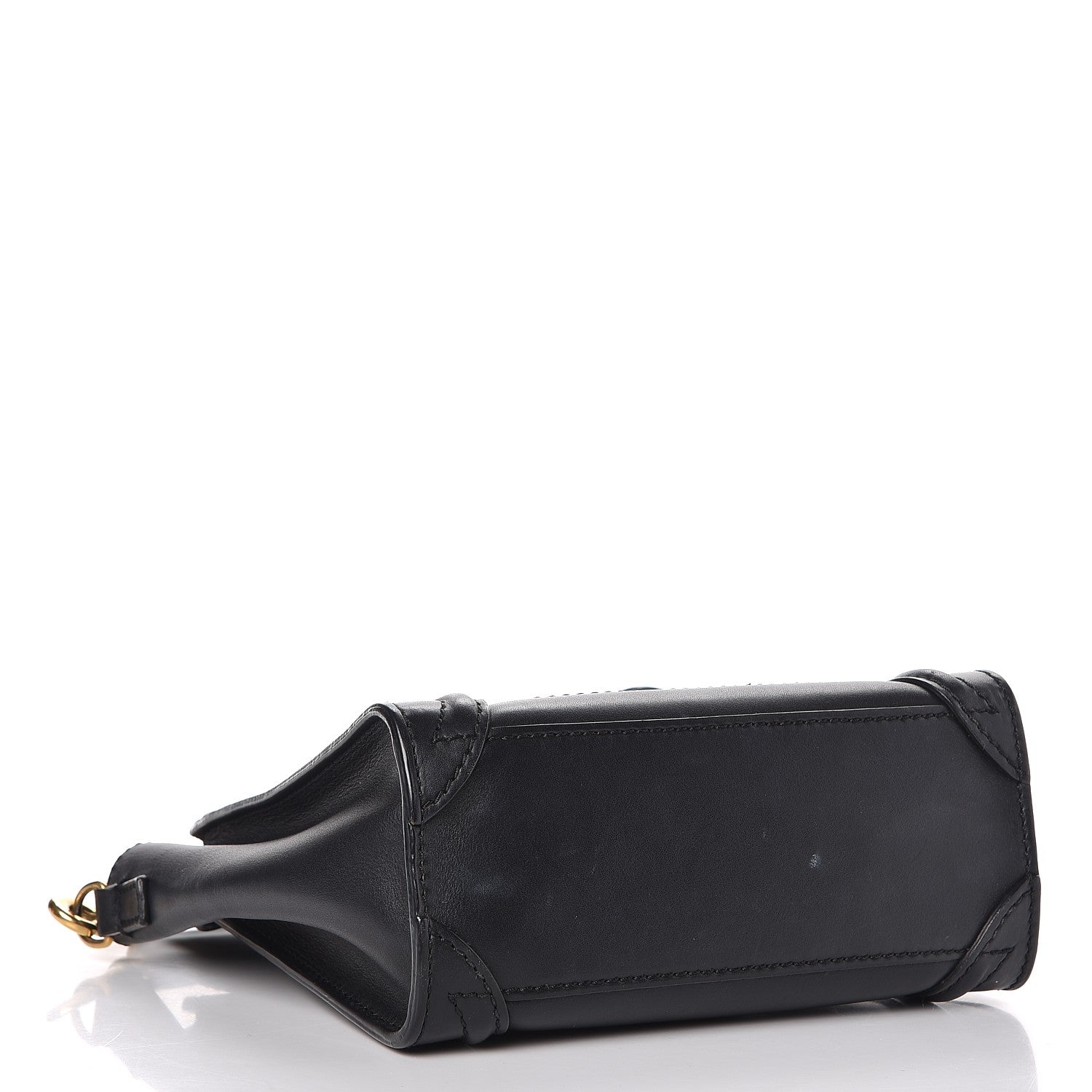 Celine Smooth Calfskin Nano Luggage Black 5 of 12