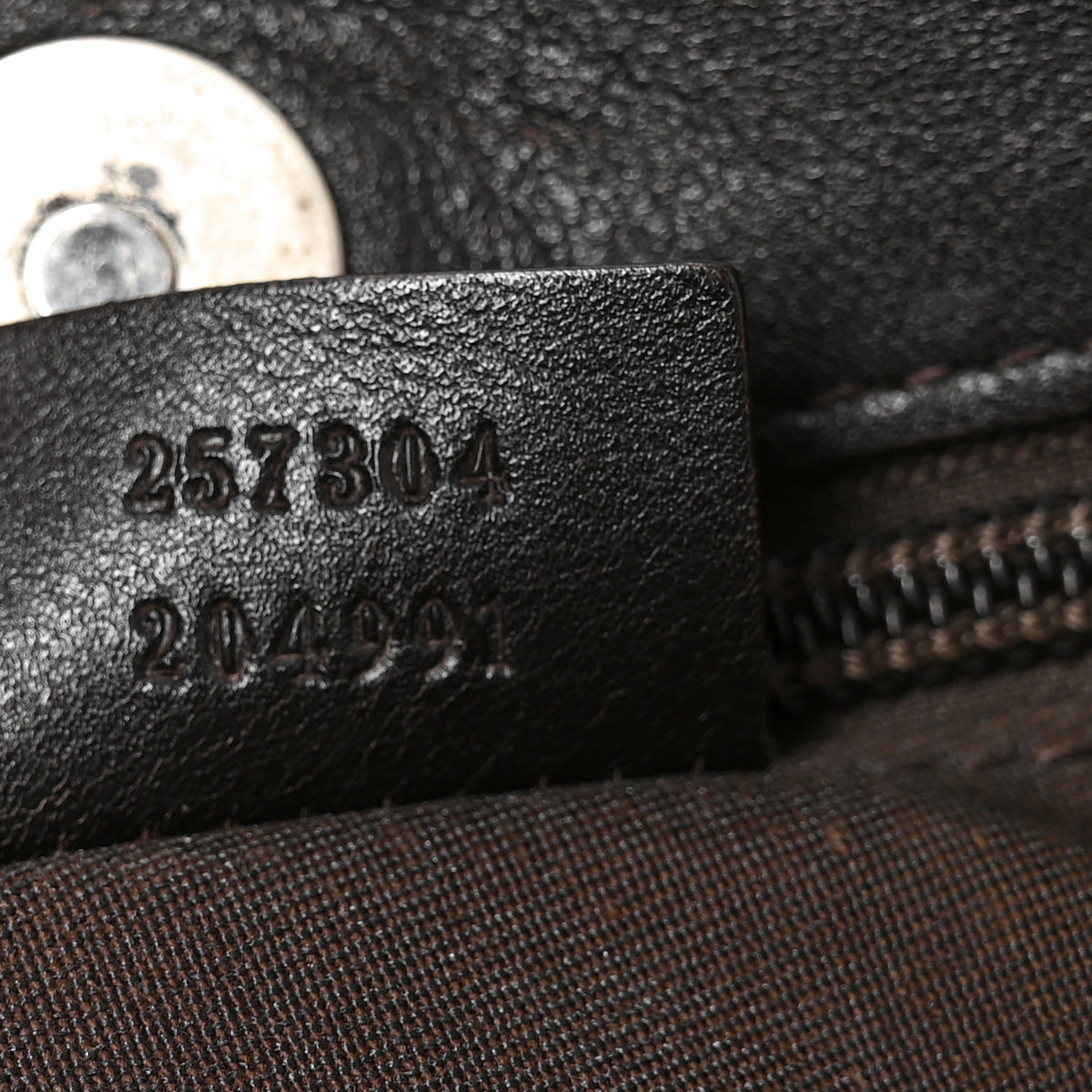 Nylon Monogram Large Tote Dark Brown