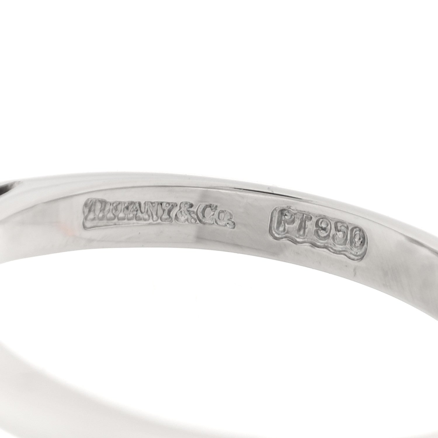 Tiffany Platinum Diamond Flower Ring 48 4.5 4 of 4