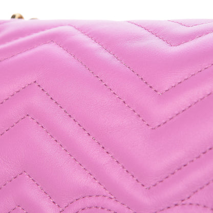 Gucci Calfskin Matelasse Medium GG Marmont Shoulder Bag Candy Mousse 12 of 12