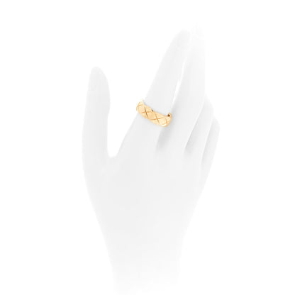 Chanel 18K Yellow Gold Small Coco Crush Ring 57 8 2 of 6