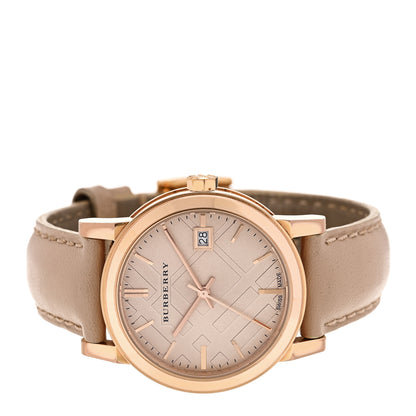 Burberry Stainless Steel Calfskin 33mm The City Quartz Watch Nude BU9109 2 of 6