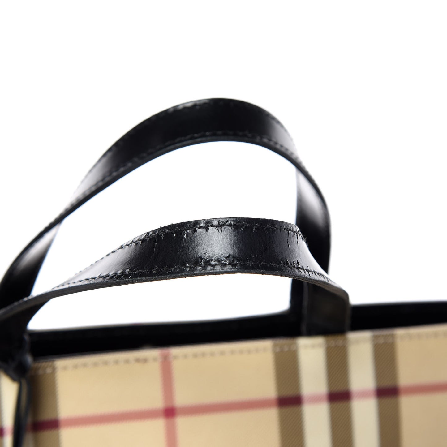 House Check Medium Tote Black