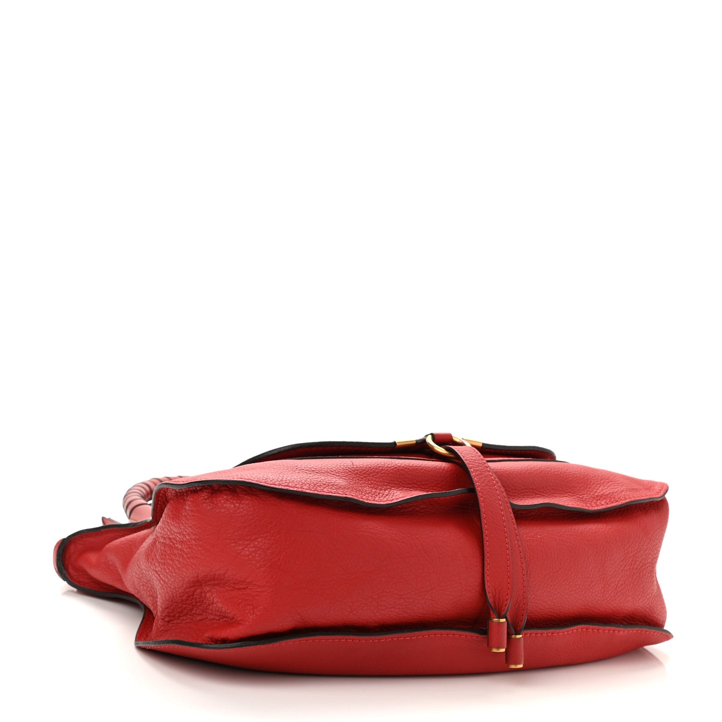 Calfskin Medium Marcie Satchel Red