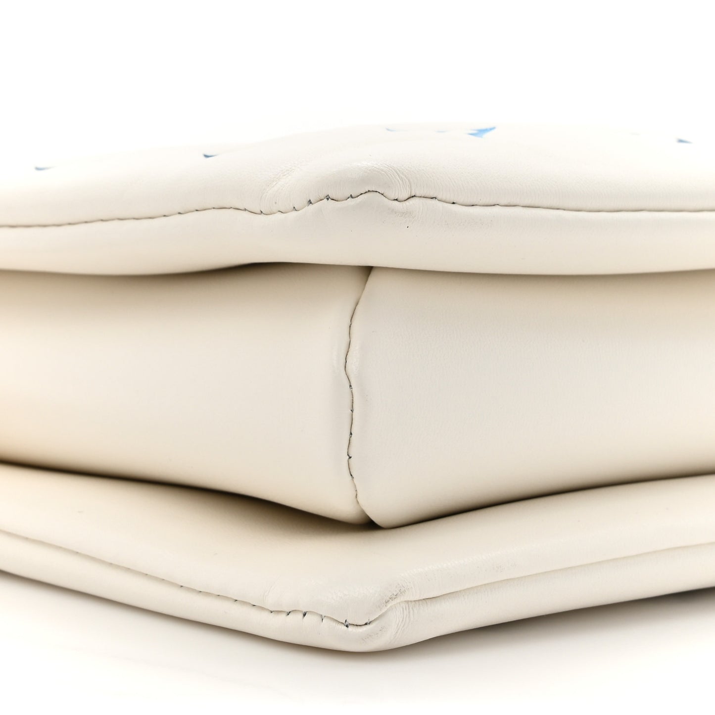 Lambskin Embossed Monogram Tricolor By The Pool Coussin PM White Blue