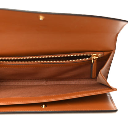 MCM Visetos Large Trifold Flap Wallet Cognac 6 of 23