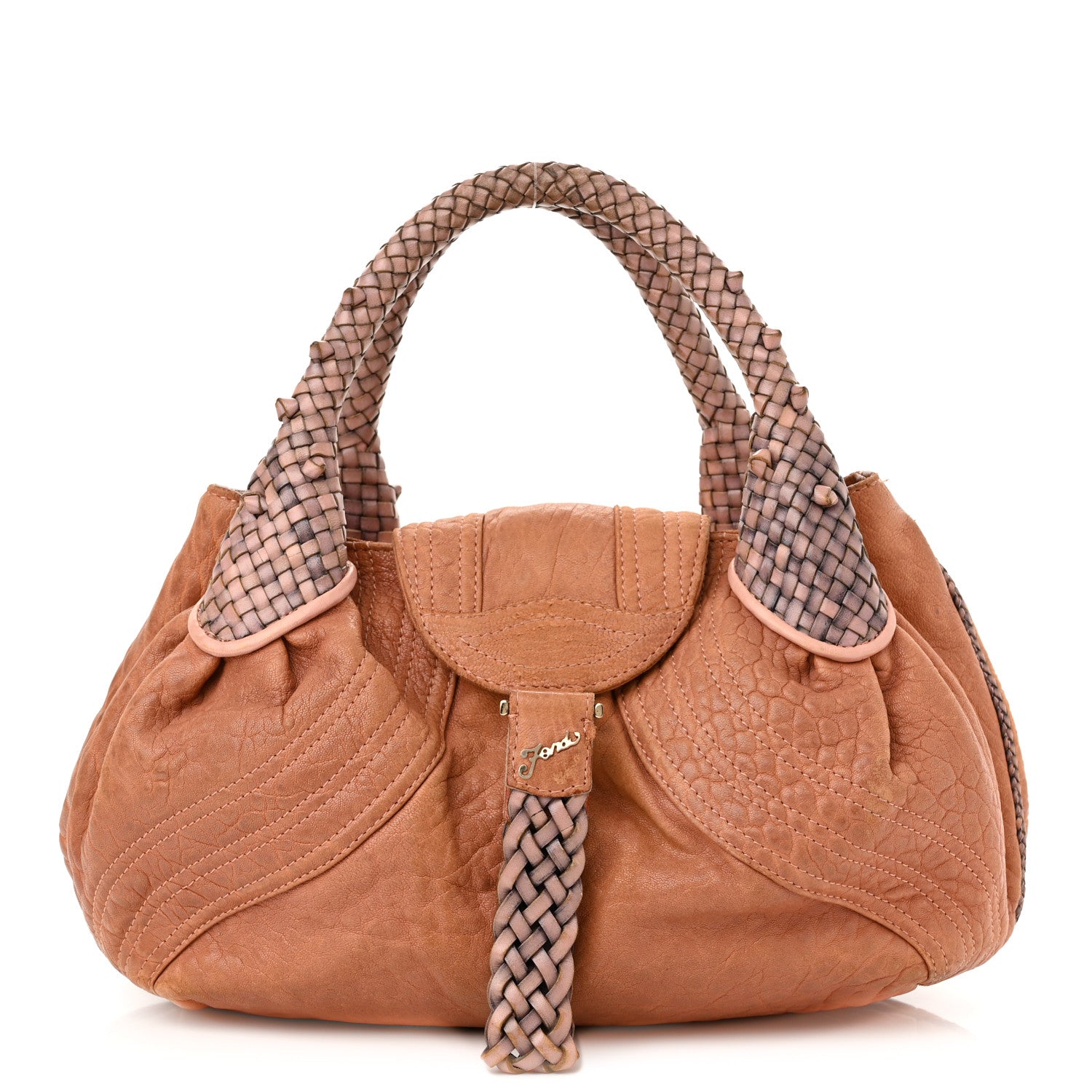 Fendi Crinkled Lambskin Small Spy Rosa Antico 1 of 12
