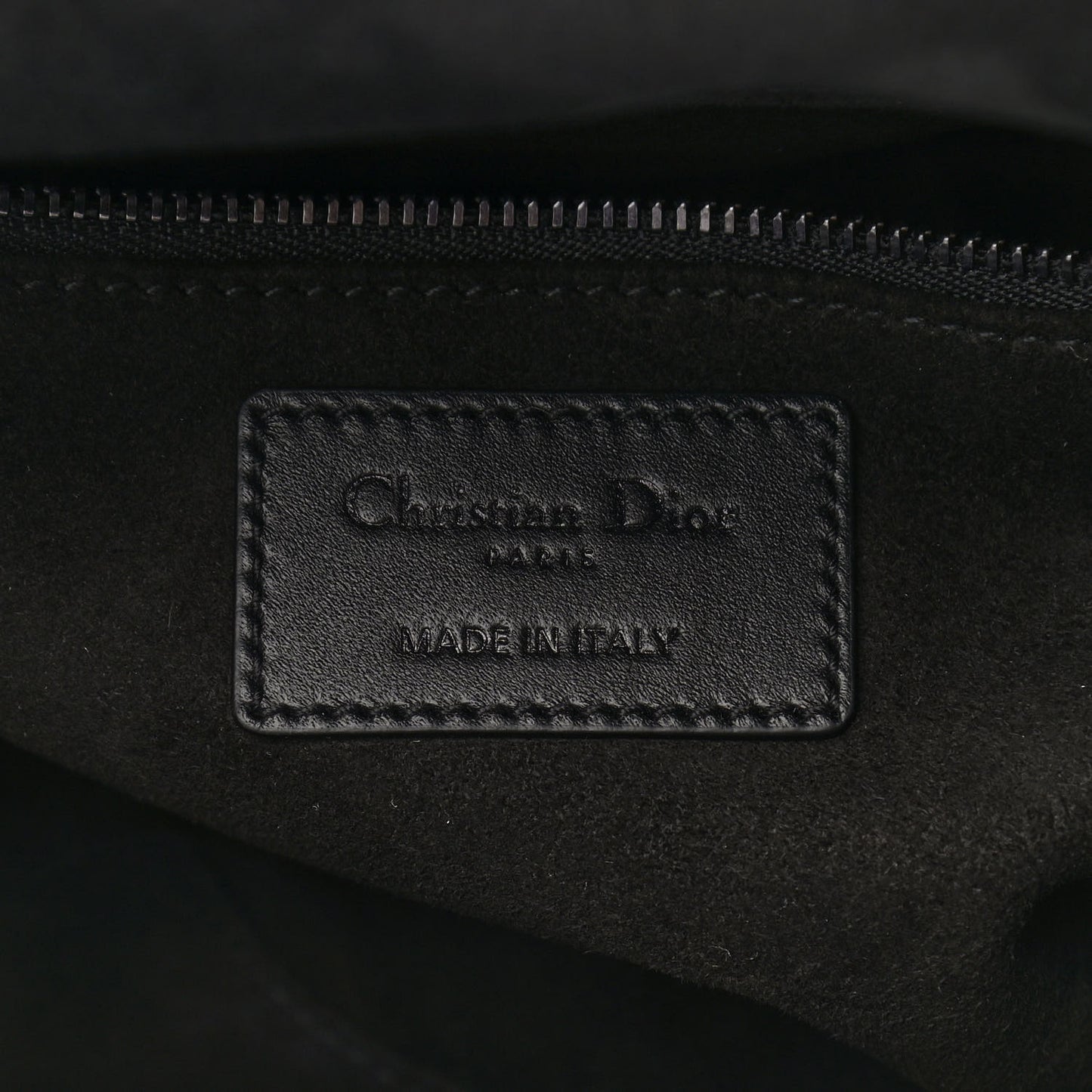Lambskin Cannage Medium Lady Dior Black
