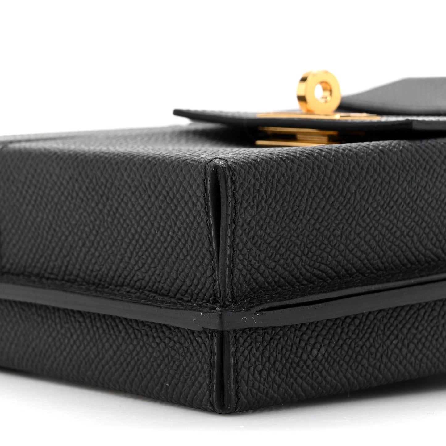 Epsom Kelly Multi Pocket Pochette To Go Black