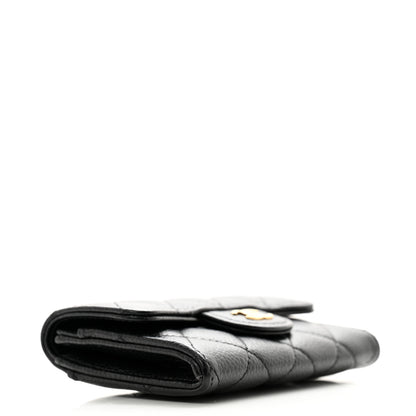 Chanel Caviar Quilted Flap Card Holder Wallet Black 4 of 9