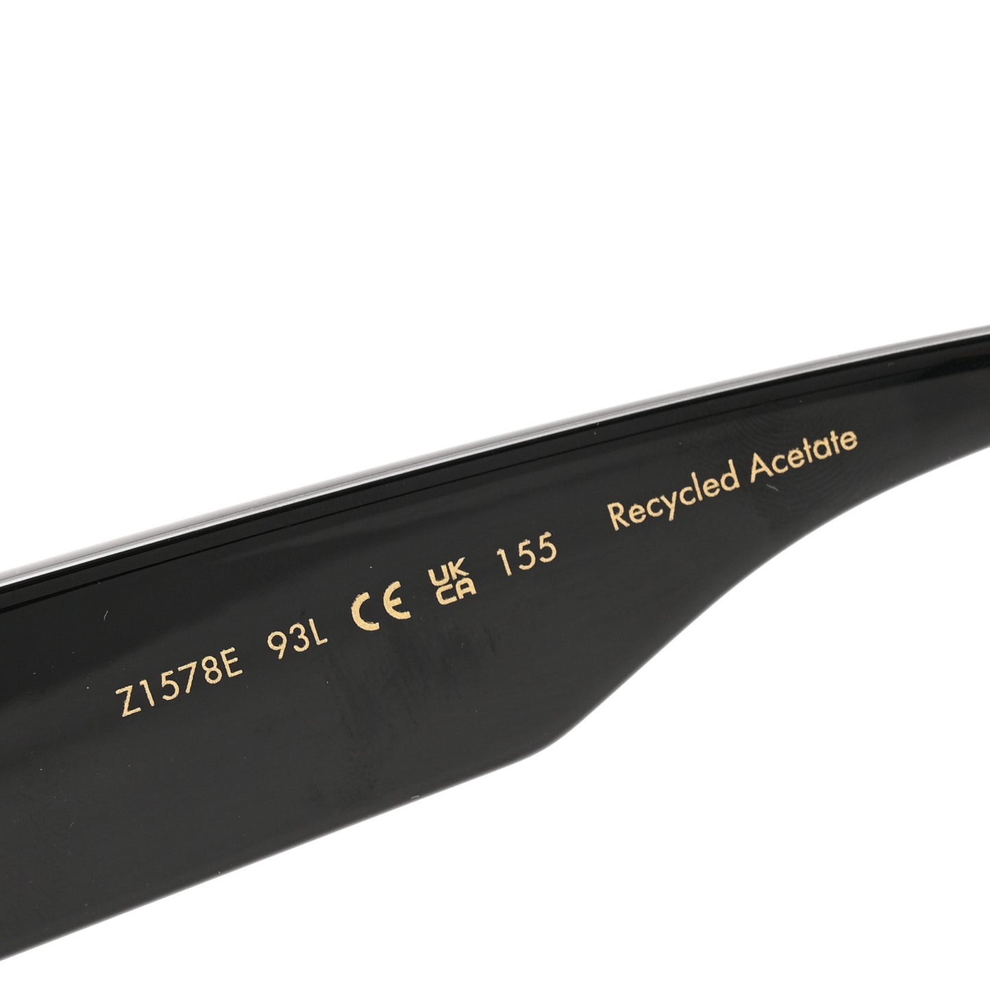Acetate Swarovski Crystal Cyclone Sunglasses Z1578E Black