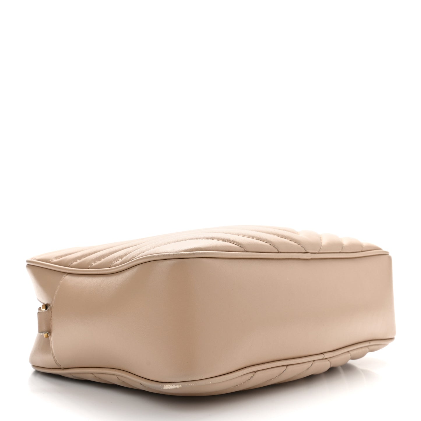 Calfskin Matelasse Monogram Lou Camera Bag Nude Powder