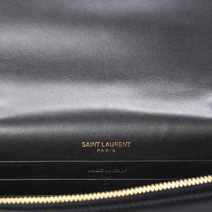 Saint Laurent Smooth Calfskin Classic Monogram Kate Tassel Chain Wallet Dark Leaf 7 of 9
