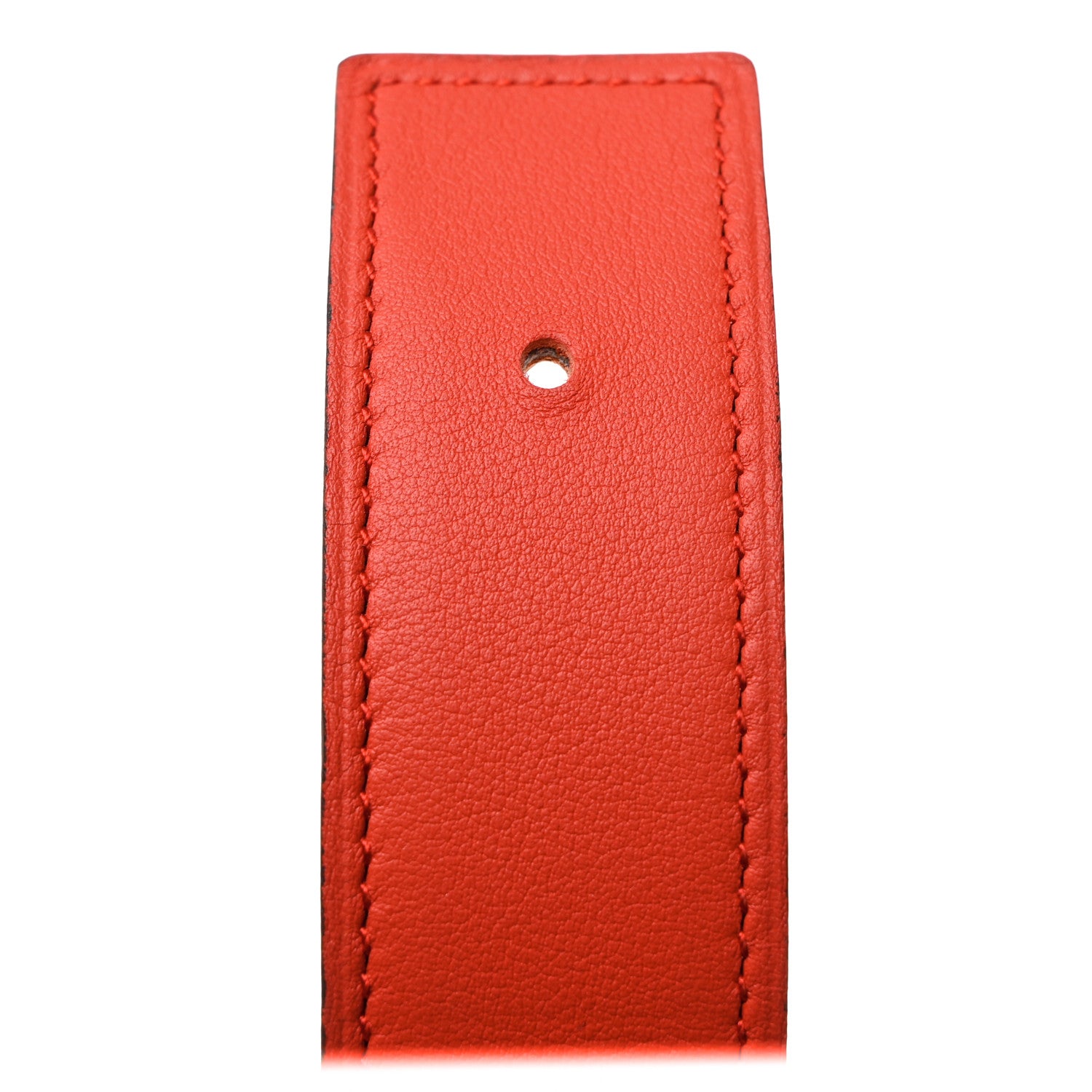 Hermes Swift Epsom 32mm Belt Strap 75 30 Capucine Orange 6 of 9