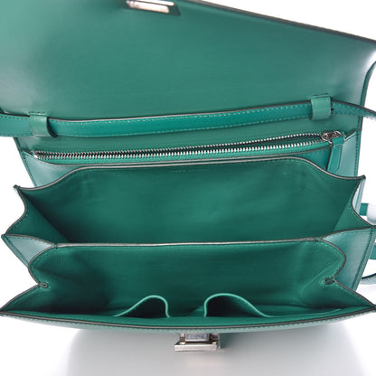 Celine Box Calfskin Medium Classic Box Flap Bag Cactus 5 of 7