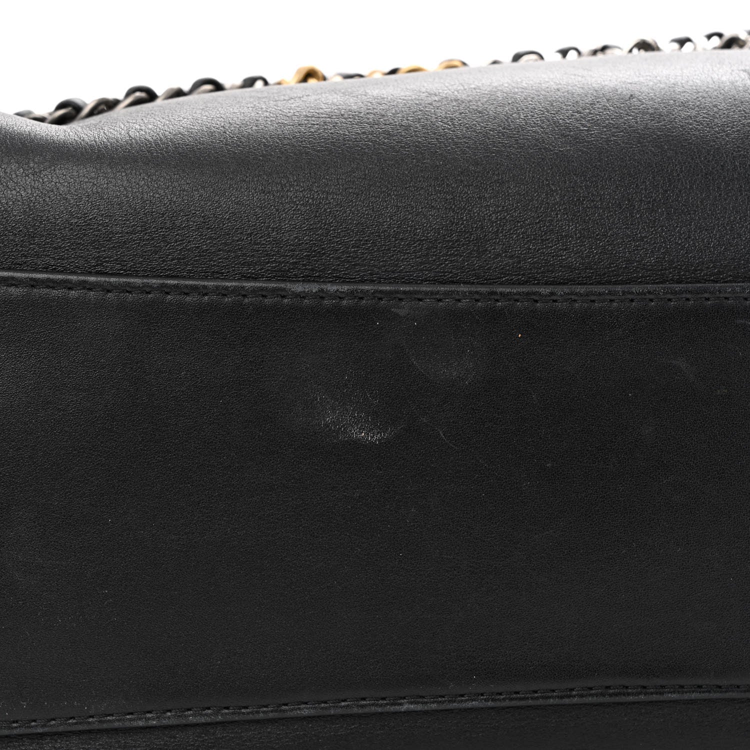 Chanel Calfskin Chain 20s Signature Hobo Black 11 of 12