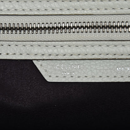 Celine Drummed Calfskin Mini Luggage Lune 11 of 18