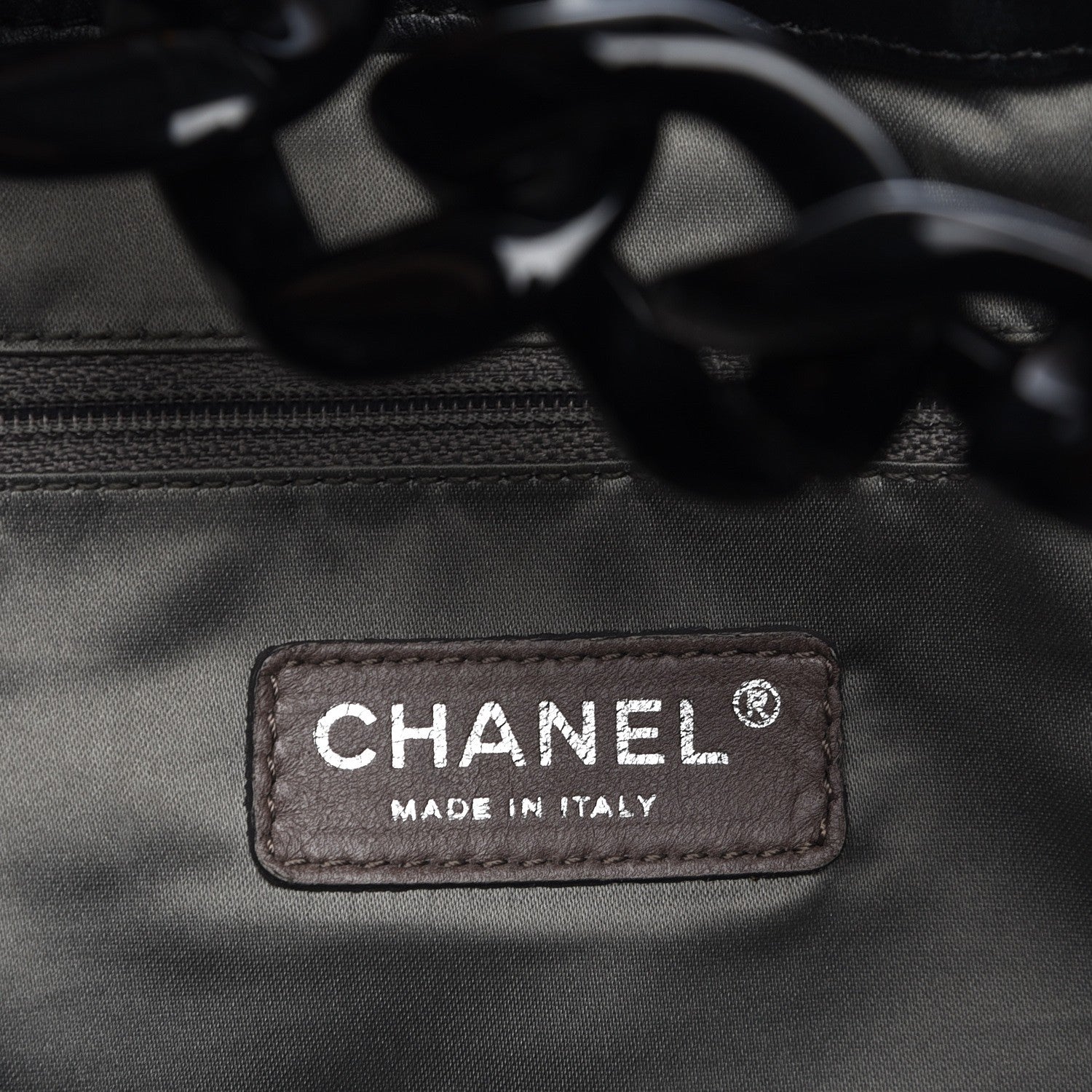Chanel Calfskin Modern Chain Rhodoid Hobo Black 6 of 7