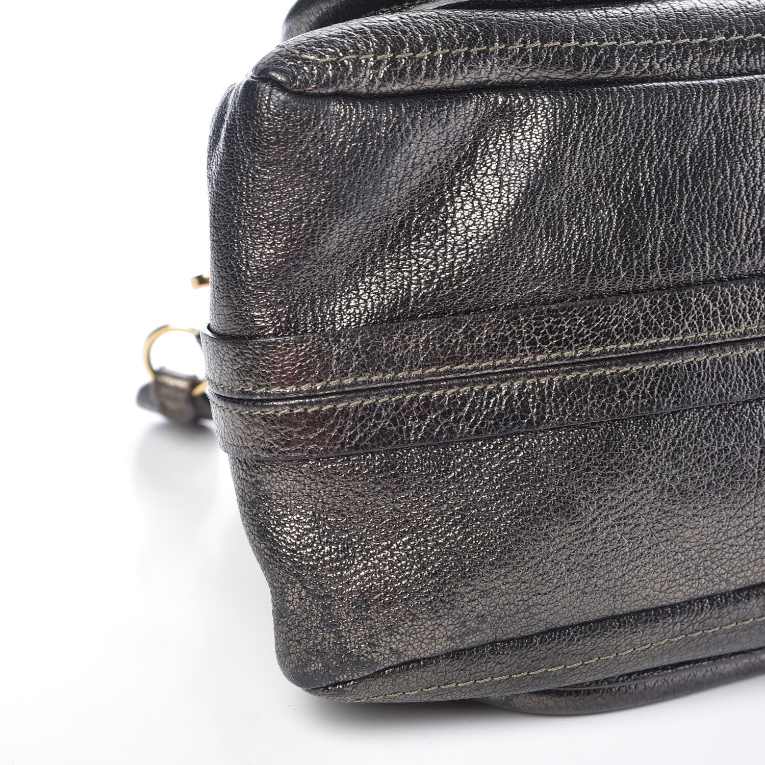 Chloe Metallic Calfskin Medium Paraty Bronze 12 of 16