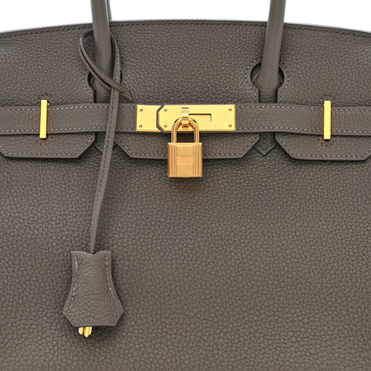Hermes Togo Birkin 30 Gris Meyer 8 of 11