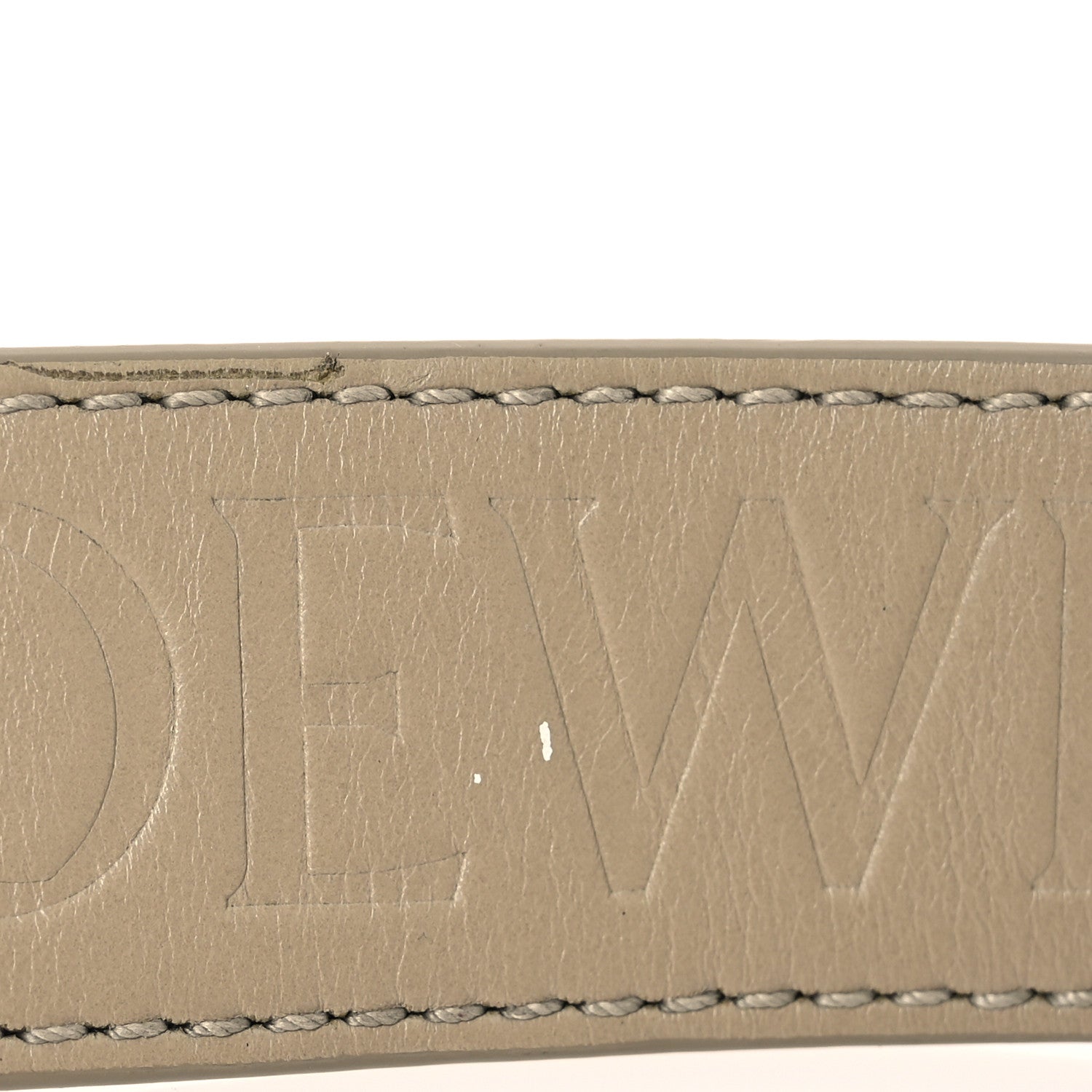Loewe Satin Calfskin Embossed Anagram Strap Clay Green 5 of 6