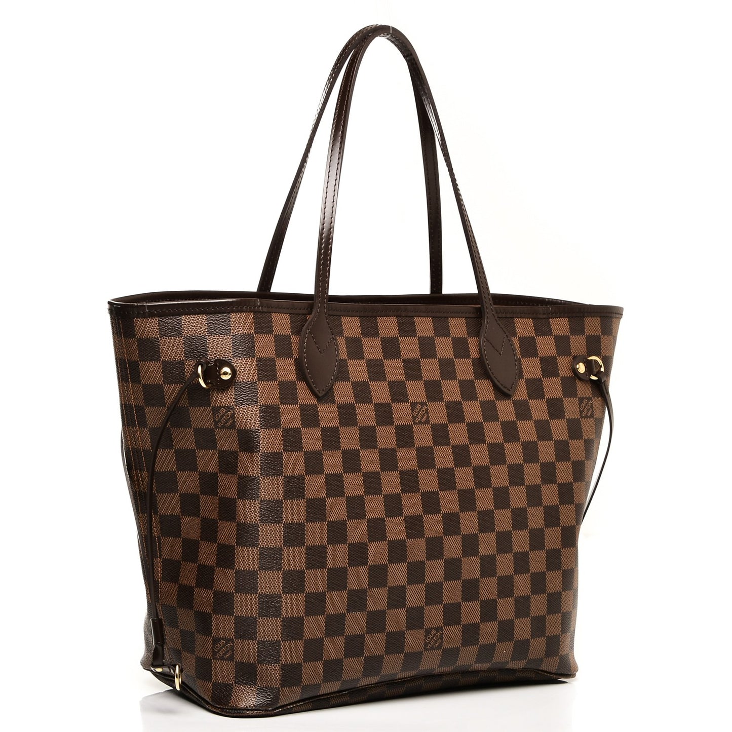 Damier Ebene Neo Neverfull MM Rose Ballerine