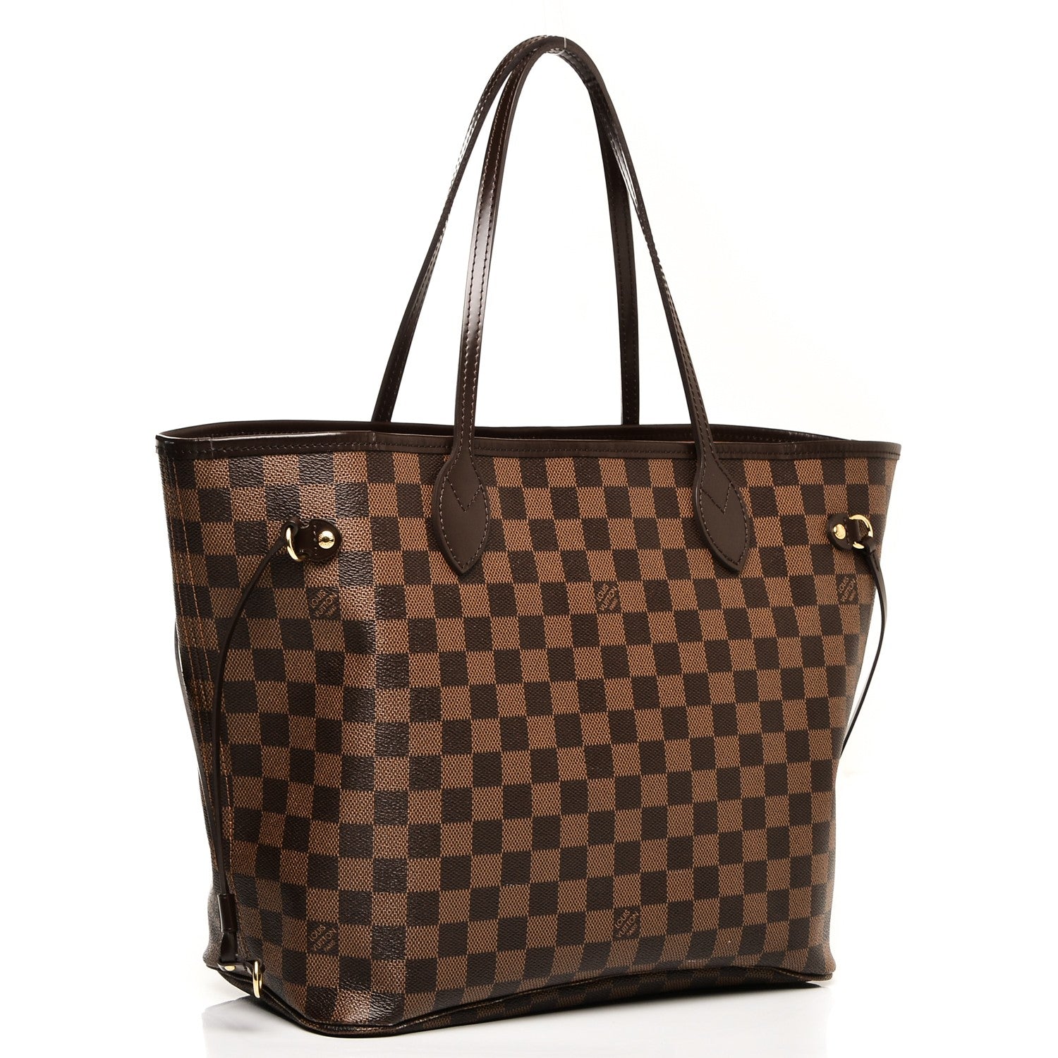 Louis Vuitton Damier Ebene Neo Neverfull MM Rose Ballerine 3 of 7