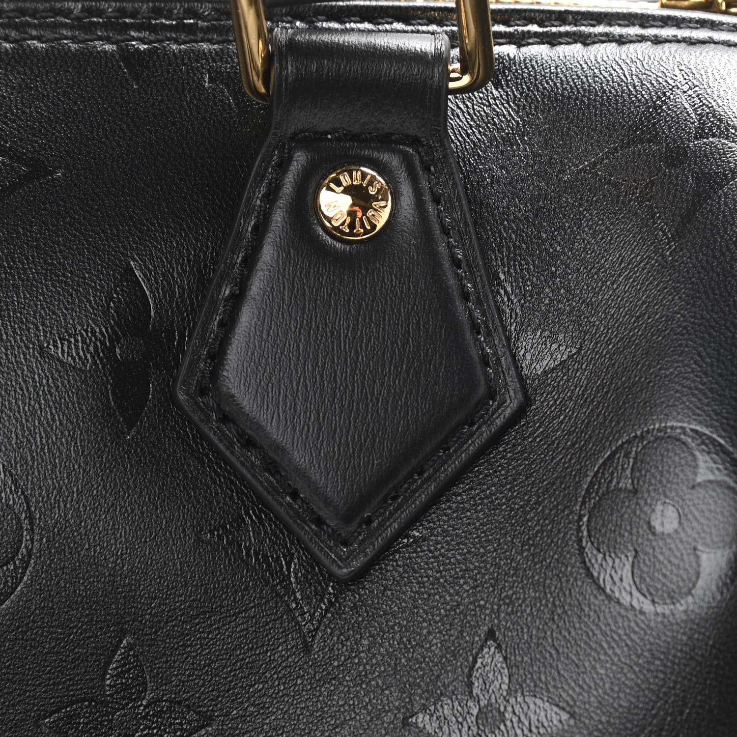 Louis Vuitton Monogram Ink Speedy BB Black 10 of 13