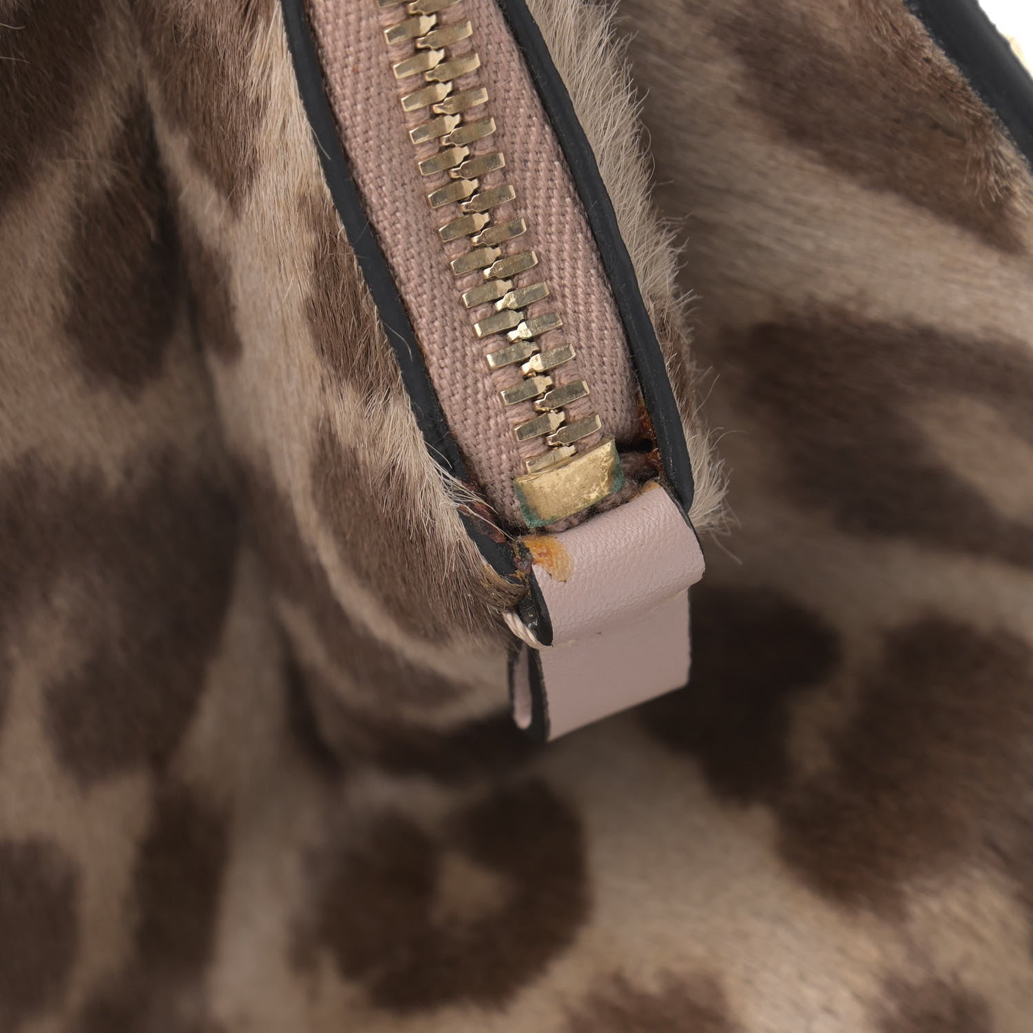 Valentino Garavani Calf Hair Animal Rockstud Satchel Leopard 11 of 14