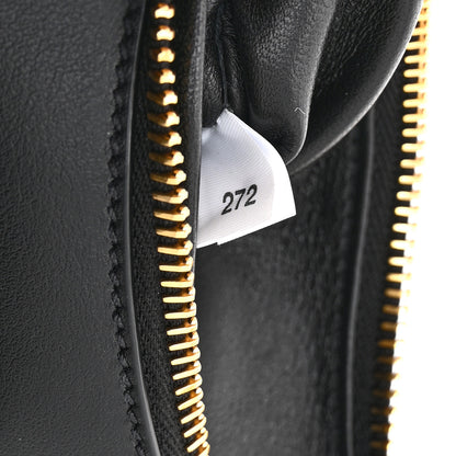 Prada Soft Calfskin Mini Arque Shoulder Bag Black 7 of 11