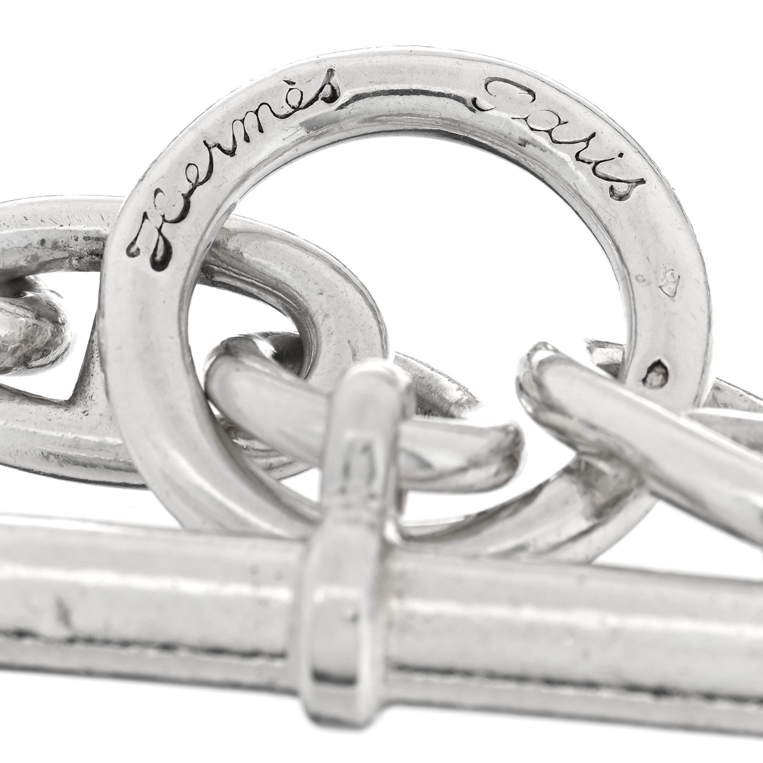 Hermes Sterling Silver GM Chaine d'Ancre Bracelet 3 of 3