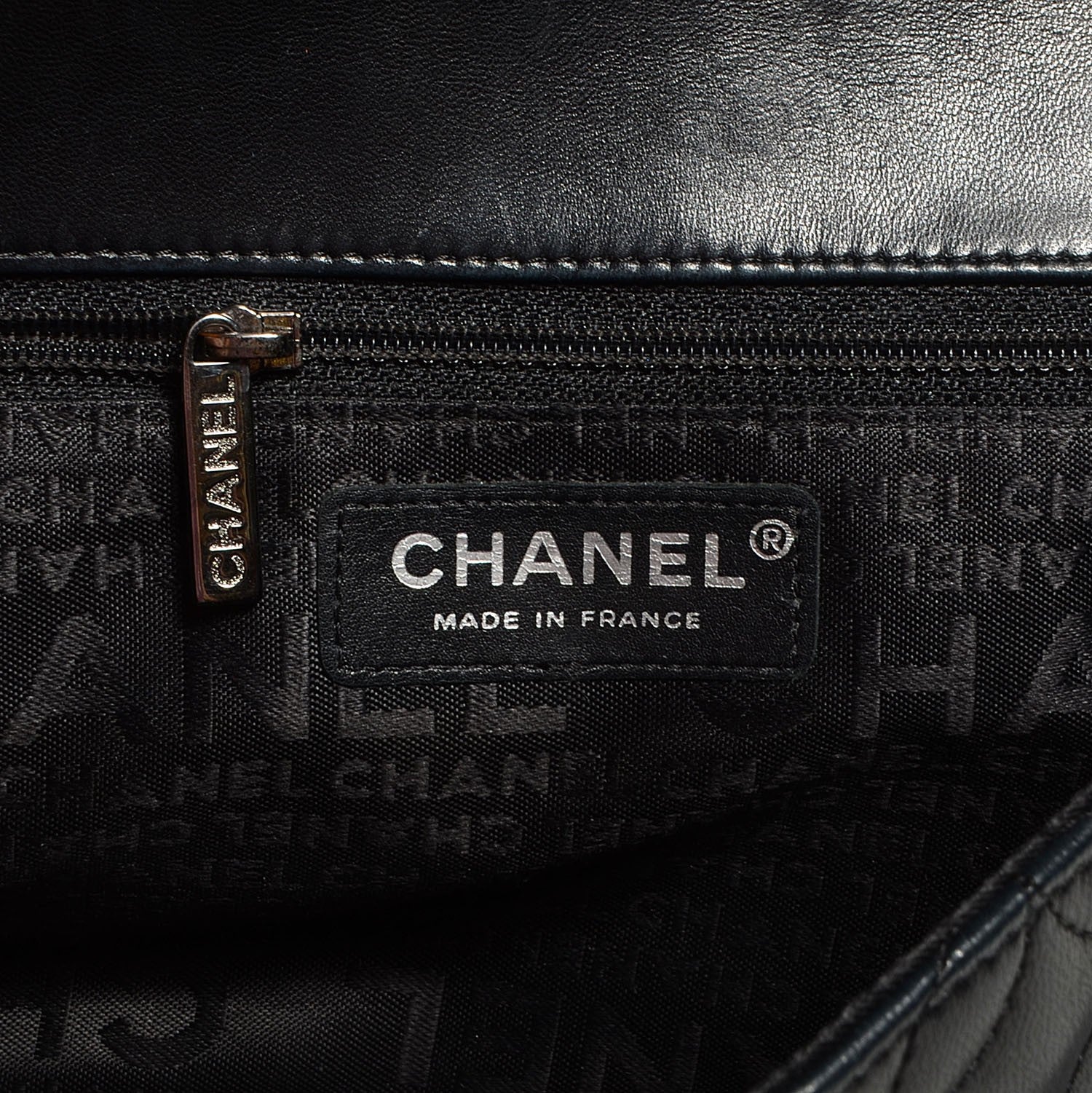 Chanel Lambskin Quilted Medium Single Flap Black 6 of 8