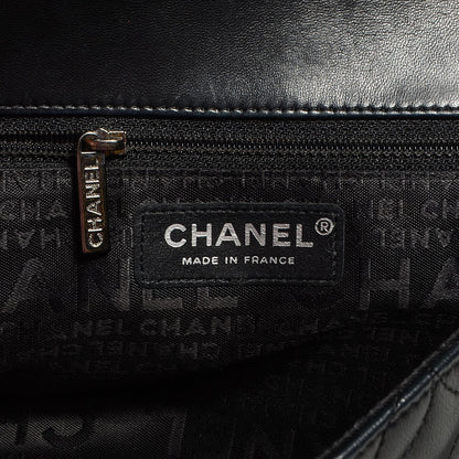 Chanel Lambskin Quilted Medium Single Flap Black 6 of 8