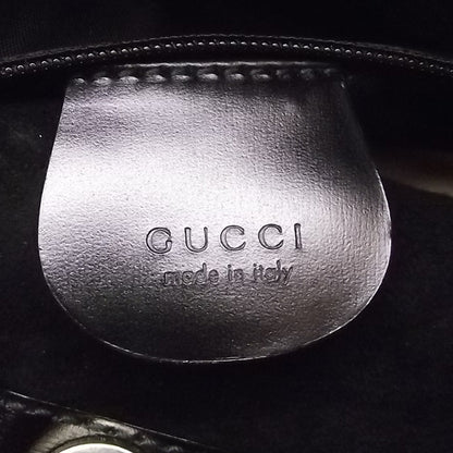 Gucci Suede Shoulder Bag Black 5 of 8