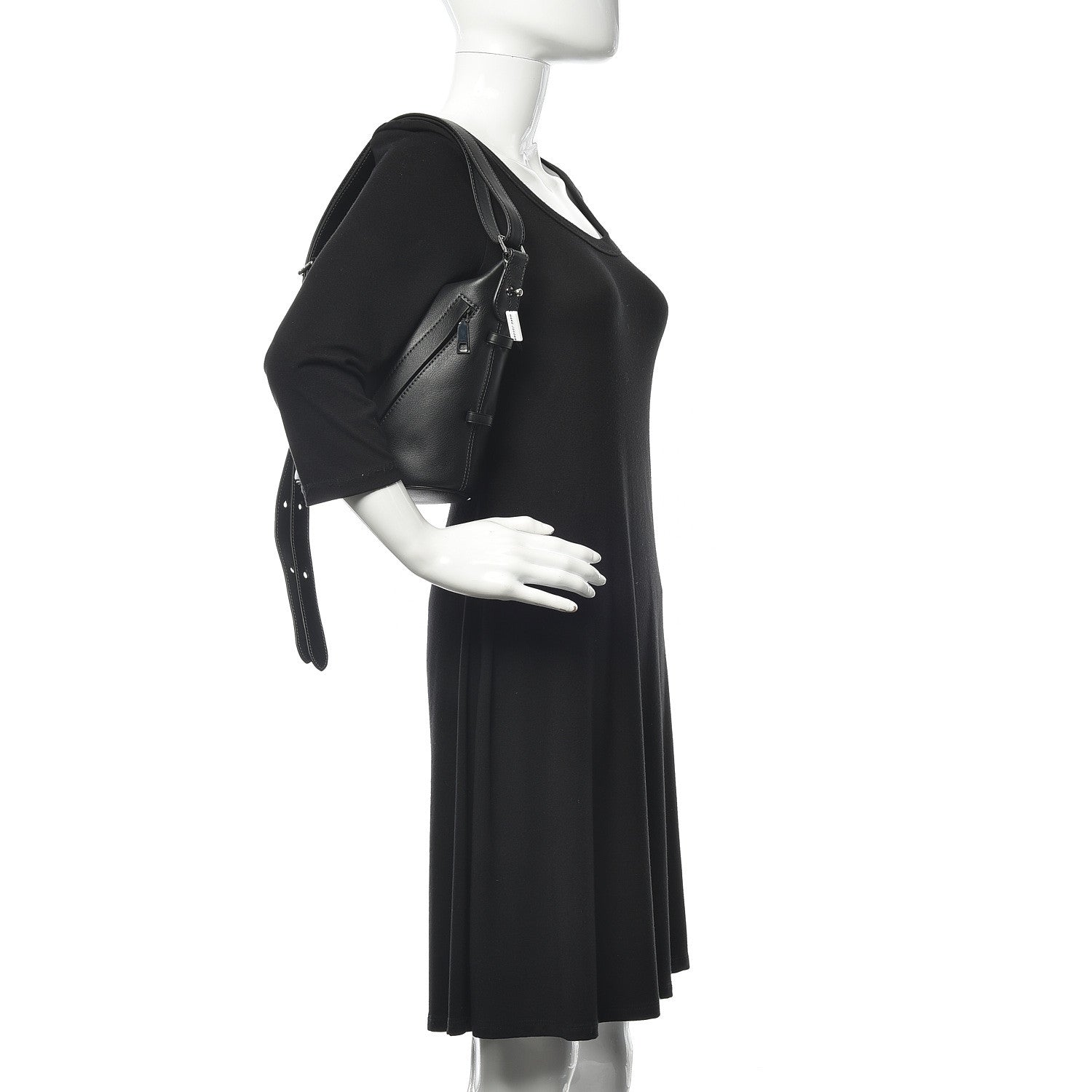Marc Jacobs Calfskin Sling Shoulder Bag Black 2 of 11