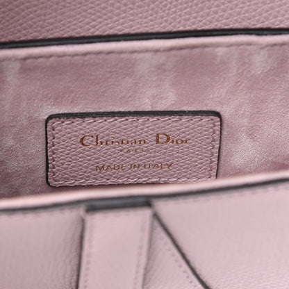 Christian Dior Grained Calfskin Mini Saddle Bag Light Purple 6 of 9