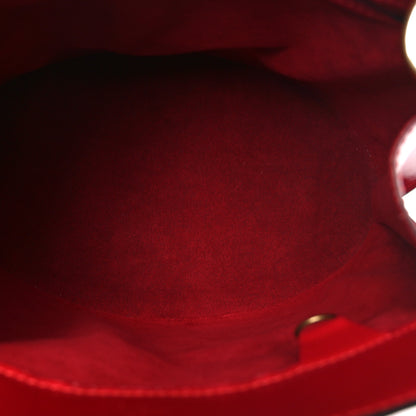 Louis Vuitton Epi Cluny Castillan Red 6 of 10