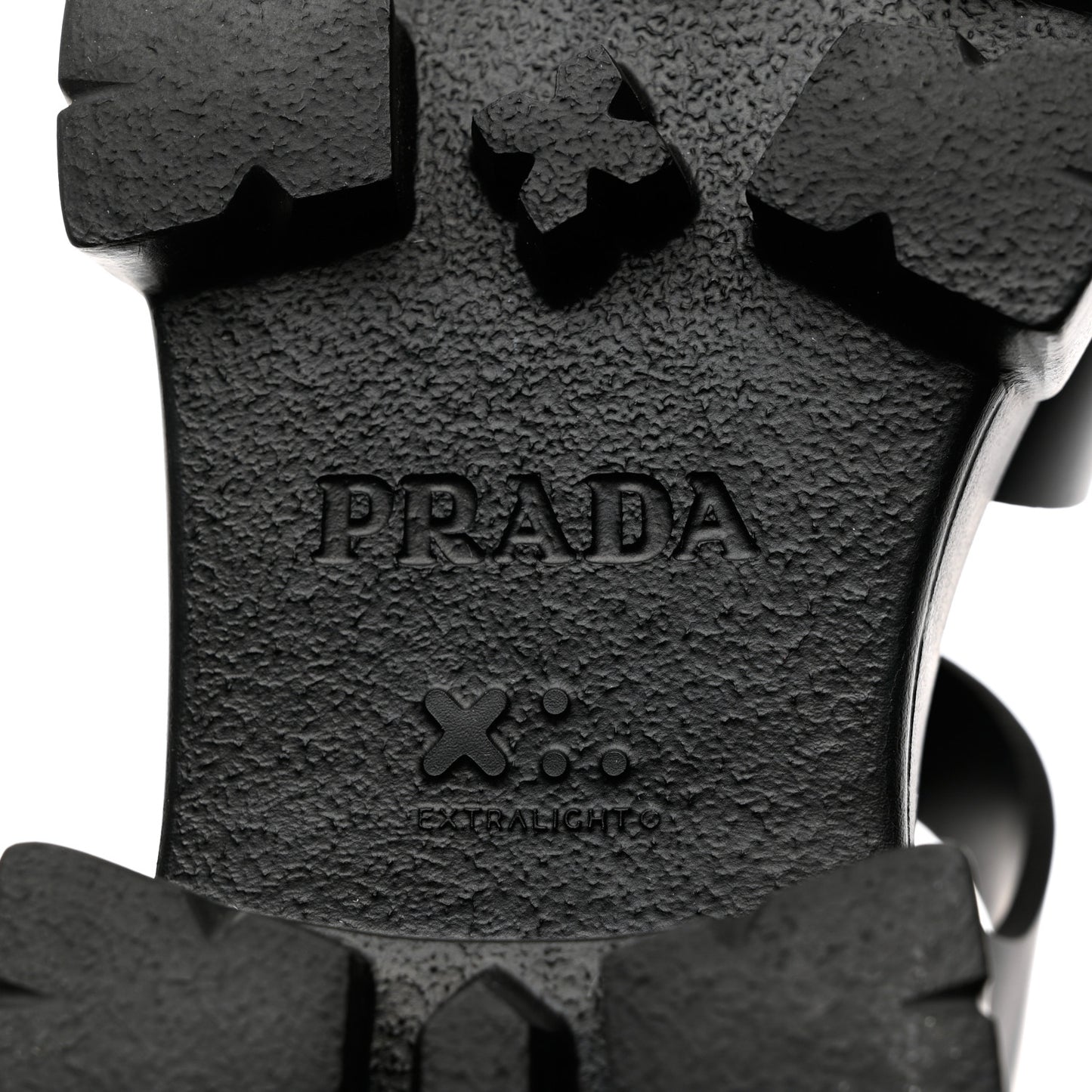 Foam Rubber Triangle Logo Monolith 55mm Cage Sandals 39 Black