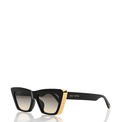 Louis Vuitton Acetate LV Moon Cat Eye Sunglasses Z1655W Black 1 of 9